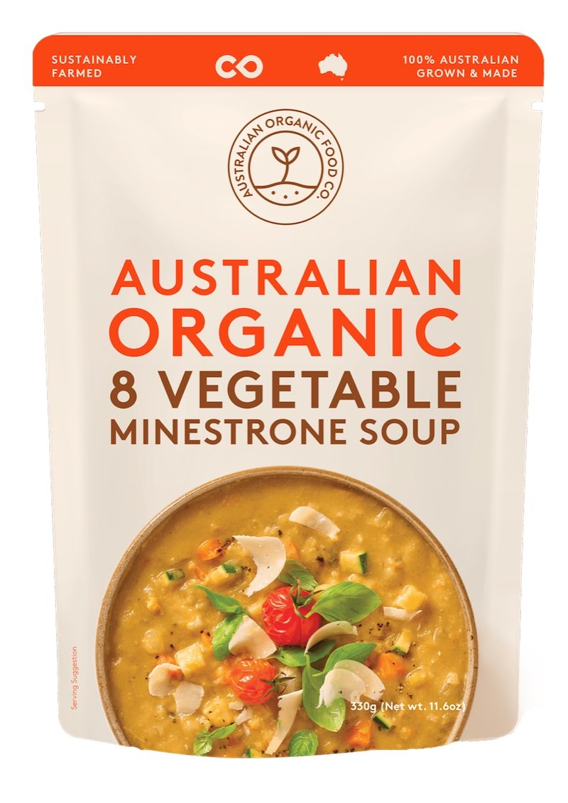 AOFC Organic Vegetable Minestrone Soup 330g *small* (box of 6)