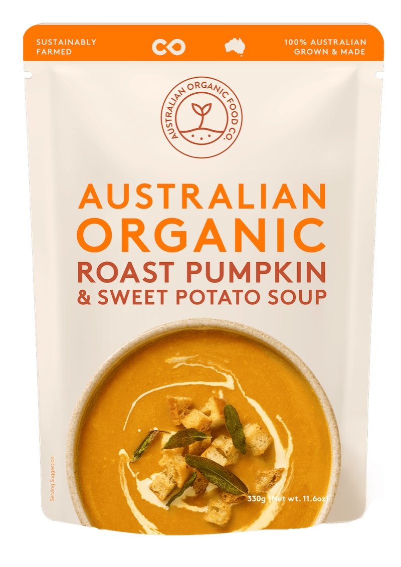 AOFC Organic Pumpkin & Sweet Potato Soup *small* 330g (box of 6)