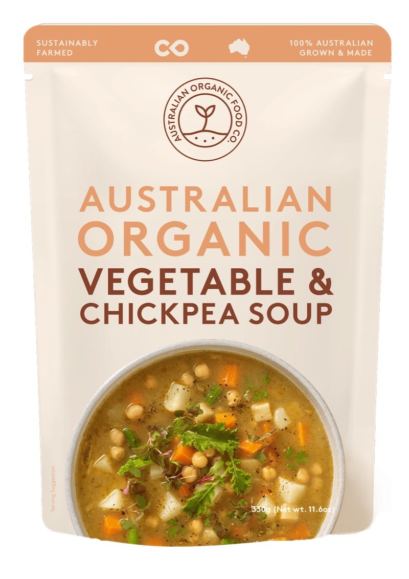 AOFC Organic Chickpea & Vegetable Soup *small* 330g (box of 6)
