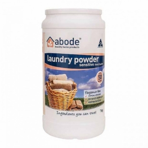 Abode Front & Top Loader Laundry Powder ZERO 1kg (BOX OF 6)