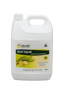Abode Dishwashing Liquid Ginger & Lemongrass  5ltr