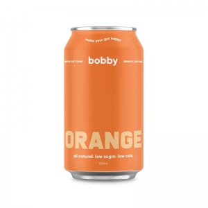 BOBBY PREBIOTIC SOFT DRINK ORANGE 330ml (BOX OF 12)