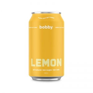 BOBBY PREBIOTIC SOFT DRINK LEMON 330ml (BOX OF 12
