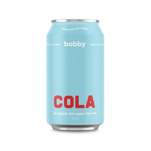 BOBBY PREBIOTIC SOFT DRINK COLA 330ml (BOX OF 12