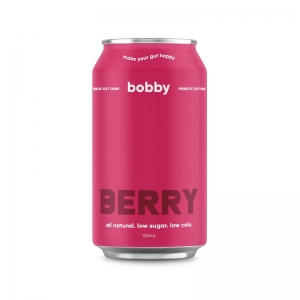 BOBBY PREBIOTIC SOFT DRINK BERRY 330ml (BOX OF 12