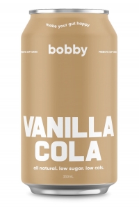 BOBBY PREBIOTIC SOFT DRINK VANILLA COLA 330ml (BOX OF 12