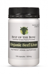 BEST OF THE BONE BEEF LIVER 180 CAPS (BOX OF 4)