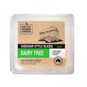 DAIRY FREE DU - CHEDDAR STYLE SLICES 200G (BOX OF 10))