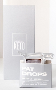 ESSENTIALLY KETO *NEW* FAT DROPS LEMON MATCHA 45G X 6 (BOX OF 6)