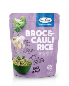 Fine Fettle Broc & Cauli Rice 50g (box of 6)