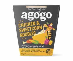 AGOGO INSTANT MEAL CHICKEN & SWEETCORN NOODLES 55G (BOX OF 6)