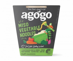 AGOGO INSTANT MEAL MISO VEGETABLE NOODLES 55G (BOX OF 6)