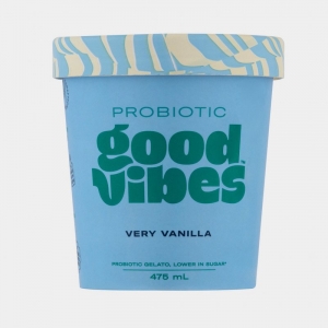 Good Vibes Very Vanilla Dairy Gelato 475ml (box of 6)