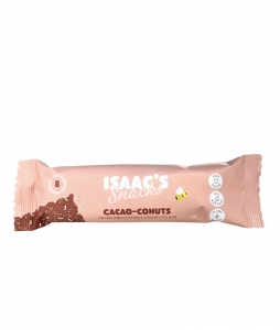 ISAACS SNACKS CACAO-CONUTS BAR  50G (BOX OF 15)