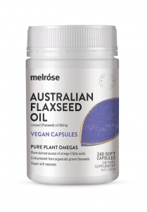 MELROSE AUS FLAXSEED OIL CAPS 240 X 500MG (BOX OF 6)