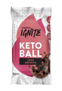 MELROSE IGNITE  KETO  BALL CHOC BROWNIE 35G (BOX OF 12)