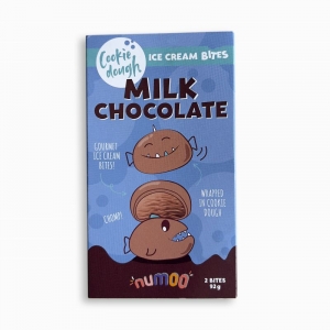 NUMOO "COOKIE DOUGH BITES" - MILK CHOCOLATE 92G (BOX OF 8)