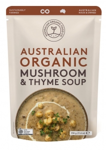 AOFC Organic Mushroom & Thyme Soup 330g *small* (box of 6)