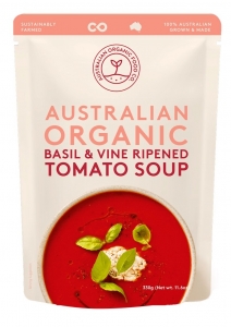 AOFC Organic Tomato & Basil Soup *small* 330g (box of 6)