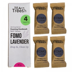 TEA TREES FOMO  HAND WASH LAVENDER4 TABLET REFILL (BOX OF 10)