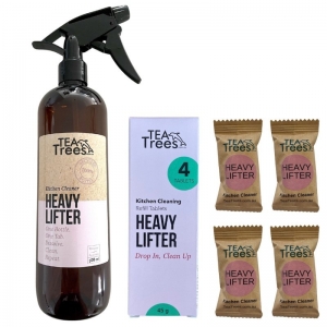 TEA TREES KITCHEN CLEANER HEAVY LIFTER  "STARTER PACK" (BOX OF 6)