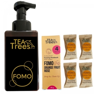 TEA TREES FOMO HAND WASH  ORANGE ROSE "STARTER PACK" (BOX OF 6)