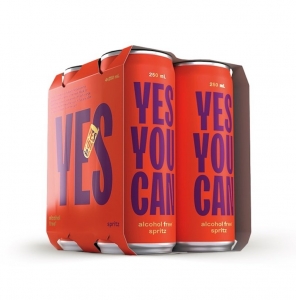 Yes You Can Alcohol Free Spritz 250ml 4 pack (box of 6)